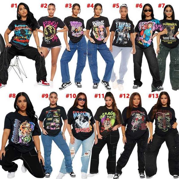 designer women black t shirts fashion pattern printed short sleeve t-shirt tees for lady summer breathable top, White
designer women black t shirts fashion pattern printed short sleeve t-shirt tees for lady summer breathable top, White