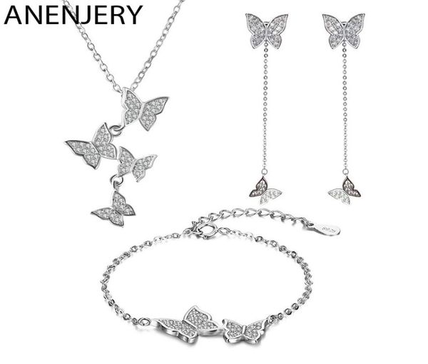 anenjery exquisite s925 stamp silver color micro zircon butterfly tassel necklaceearringbracelet for women jewelry sets 2009232801906
anenjery exquisite s925 stamp silver color micro zircon butterfly tassel necklaceearringbracelet for women jewelry sets 2009232801906