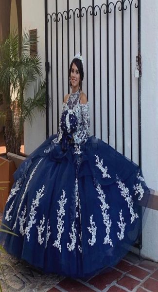 navy ball gown quinceanera dresses halter off shoulder long sleeve tiered appliques crystal beads formal prom party gowns for swee3483228, Blue;red
navy ball gown quinceanera dresses halter off shoulder long sleeve tiered appliques crystal beads formal prom party gowns for swee3483228, Blue;red