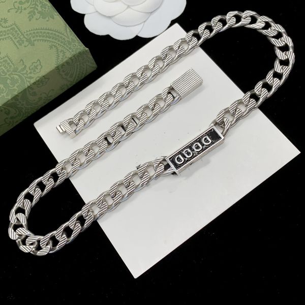 new designer silver necklace chain choker for fashion letter bracelets gold chain supply charm necklaces, Golden;silver
new designer silver necklace chain choker for fashion letter bracelets gold chain supply charm necklaces, Golden;silver