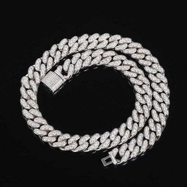 dropshipping hiphop jewelry iced out copper material 3 colors available one row cz cuban link chain necklace, Silver
dropshipping hiphop jewelry iced out copper material 3 colors available one row cz cuban link chain necklace, Silver