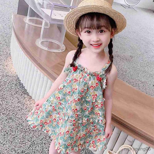 girl's dresses toddler baby girl summer dress children floral strap sundress kids cue casual for girls fits 1-6years r230607, Red;yellow
girl's dresses toddler baby girl summer dress children floral strap sundress kids cue casual for girls fits 1-6years r230607, Red;yellow