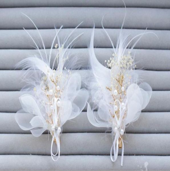 bridal wedding accessories feather silk head flower pin bridal flower headwear1744622, Silver
bridal wedding accessories feather silk head flower pin bridal flower headwear1744622, Silver