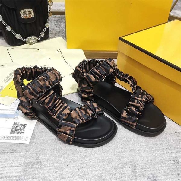 brown women designer sandal satin sandals flat sandal with wide bands print stretch satin embellished shoes girls summer slipper with box 34, Black
brown women designer sandal satin sandals flat sandal with wide bands print stretch satin embellished shoes girls summer slipper with box 34, Black
