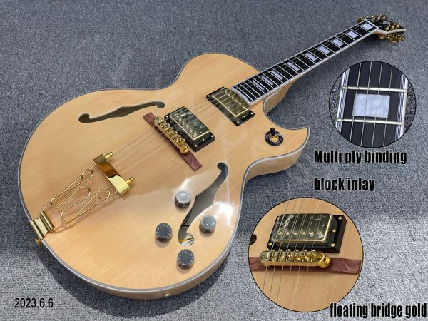 electric guitar spruce maple back and side 5pcs maple neck ebony fingerboard block inlay mutli ply binding gold parts
electric guitar spruce maple back and side 5pcs maple neck ebony fingerboard block inlay mutli ply binding gold parts