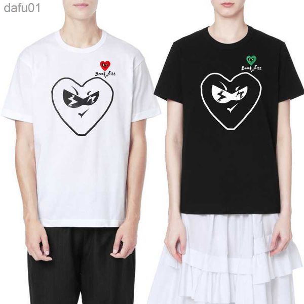 break egg summer t-shirt men women heart letter embroidery love printing cotton o-neck short-sleeved fit breathable t-shirt l230520, White;black
break egg summer t-shirt men women heart letter embroidery love printing cotton o-neck short-sleeved fit breathable t-shirt l230520, White;black
