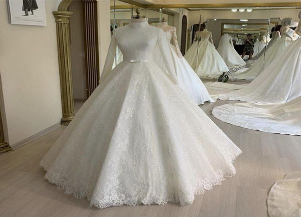 full lace muslim a line wedding dress long sleeves high neck arabic dubai autumn winter bridal formal gowns floor length islamic b1616720, White
full lace muslim a line wedding dress long sleeves high neck arabic dubai autumn winter bridal formal gowns floor length islamic b1616720, White