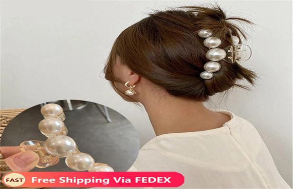 2021 hyperbole big pearls acrylic hair claw clips large size makeup styling barrettes for women hairpins accessories4732164
2021 hyperbole big pearls acrylic hair claw clips large size makeup styling barrettes for women hairpins accessories4732164