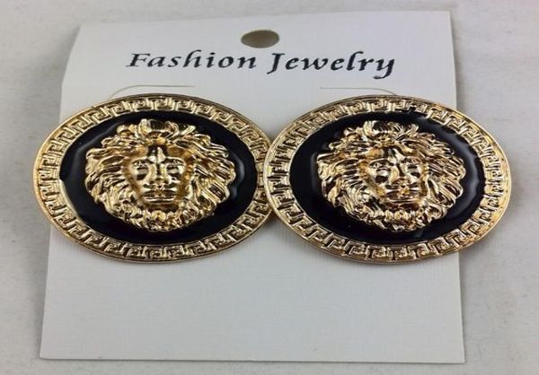 black lion head wedding stud earrings 14 gold plating jewelry golden charm earring min order is 2pairs1021979, Golden;silver
black lion head wedding stud earrings 14 gold plating jewelry golden charm earring min order is 2pairs1021979, Golden;silver