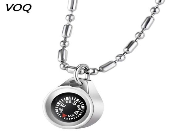 pendant necklaces voq outdoor survival rescue compass stainless steel bead chains long necklace for men and women adventure travel9276748, Silver
pendant necklaces voq outdoor survival rescue compass stainless steel bead chains long necklace for men and women adventure travel9276748, Silver