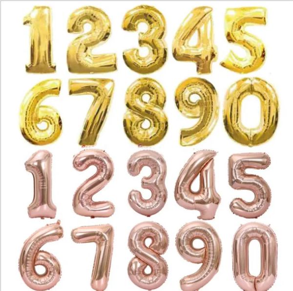 32 inch gold silver number foil balloons birthday party decorations rose gold wedding balloon party decor supplies
32 inch gold silver number foil balloons birthday party decorations rose gold wedding balloon party decor supplies