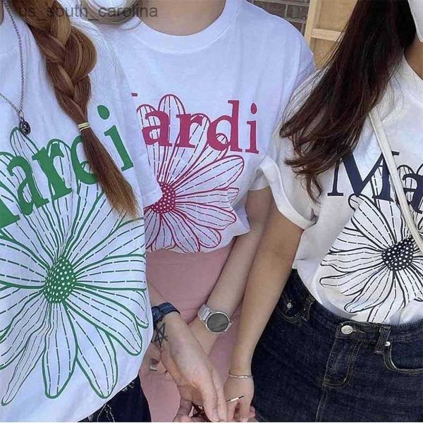 2023 korea mardi summer new womens t-shirt simple daisy sun flower print pure cotton t-shirt harajuku lazy short sleeve tees l230522, White
2023 korea mardi summer new womens t-shirt simple daisy sun flower print pure cotton t-shirt harajuku lazy short sleeve tees l230522, White