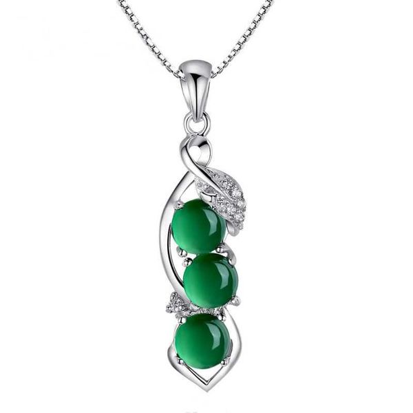 women pendant overseas chrysoprase designer jewelry string bean pendant traditional ethnic style agate pendant diamond necklace female summe, Silver
women pendant overseas chrysoprase designer jewelry string bean pendant traditional ethnic style agate pendant diamond necklace female summe, Silver