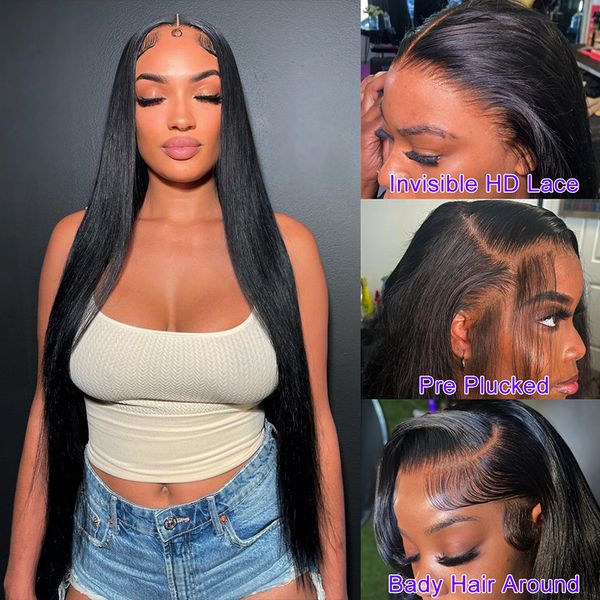 hd lace frontal wig straight transparent 360 13x6 lace front wigs preplucked bone straight human hair wigs for women, Black;brown
hd lace frontal wig straight transparent 360 13x6 lace front wigs preplucked bone straight human hair wigs for women, Black;brown