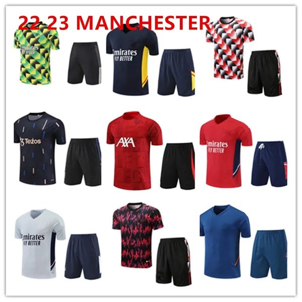 2023 new manchester sancho tracksuit short sleeve training suit 22 23 uniteds men kids f. de jong ronaldo chandal training fernandes rashfor, Black
2023 new manchester sancho tracksuit short sleeve training suit 22 23 uniteds men kids f. de jong ronaldo chandal training fernandes rashfor, Black