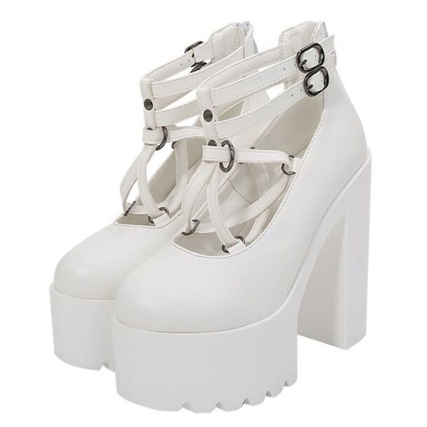 2023 new platform ultra 15cm thick high heels waterproof woman shoes pumps party pu buckle strap round toe women shoes, Black
2023 new platform ultra 15cm thick high heels waterproof woman shoes pumps party pu buckle strap round toe women shoes, Black