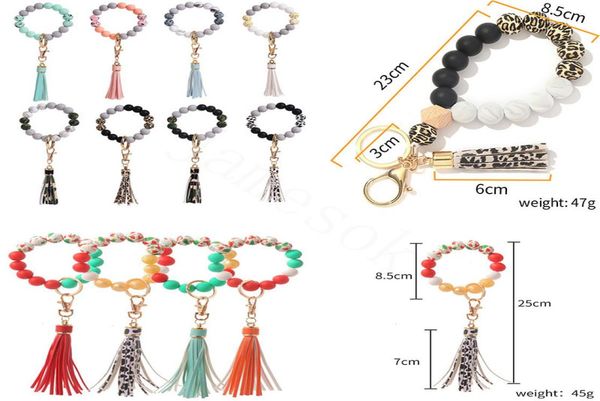 party favor fashion silicone bead bracelets beech tassel key chain pendant leather bracelet women christmas jewelry event supplies4109548, Silver
party favor fashion silicone bead bracelets beech tassel key chain pendant leather bracelet women christmas jewelry event supplies4109548, Silver