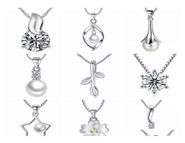 45 styles 925 pendant necklace without chain fashion charms necklaces pearl crystal flower pendants zcjk19649052, Silver
45 styles 925 pendant necklace without chain fashion charms necklaces pearl crystal flower pendants zcjk19649052, Silver