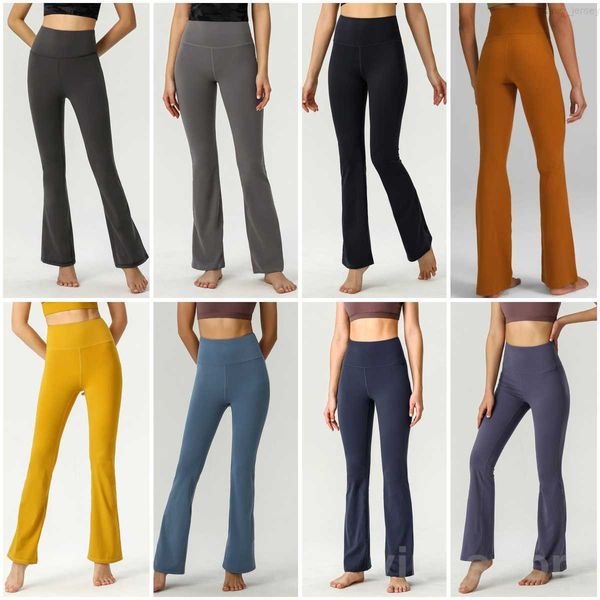 lu align lu sports bell bottoms pant woman yogas pants lady bodybuilding high waist wide leg outfit fitness exercise loose fitting trousers, White;red
lu align lu sports bell bottoms pant woman yogas pants lady bodybuilding high waist wide leg outfit fitness exercise loose fitting trousers, White;red