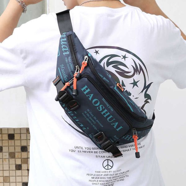 chest bag new outdoor men's trend fashion shoulder bag nylon letter printing men's mobile phone change waistpack 
chest bag new outdoor men's trend fashion shoulder bag nylon letter printing men's mobile phone change waistpack