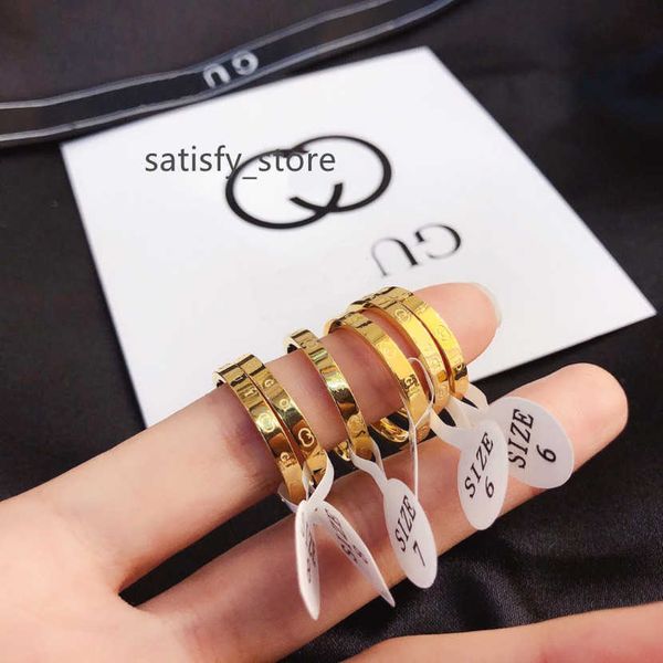 classic premium wedding rings luxury girls plain ring designer brand letter ring 18k gold plated exquisite jewelry accessories fashion gift, Slivery;golden
classic premium wedding rings luxury girls plain ring designer brand letter ring 18k gold plated exquisite jewelry accessories fashion gift, Slivery;golden