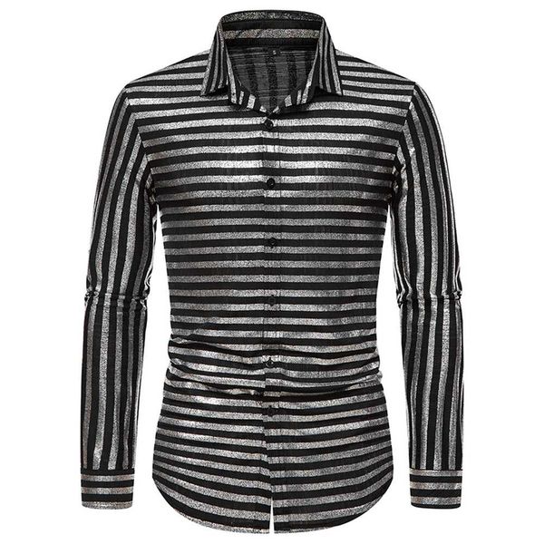 2022 brand vintage bronzing print long sleeves men's party casual dress fashion classic, White;black
2022 brand vintage bronzing print long sleeves men's party casual dress fashion classic, White;black