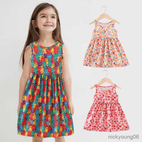 girl's dresses summer girls print straps dress 2023 new children's casual sleeveless pretty baby girl wt837 r230607, Red;yellow
girl's dresses summer girls print straps dress 2023 new children's casual sleeveless pretty baby girl wt837 r230607, Red;yellow