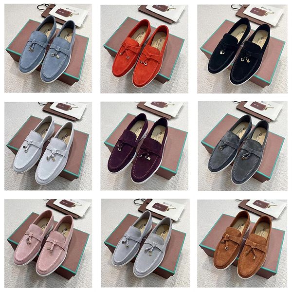 with box designer loro shoes loafers shoe for piana mens womens loropiana plate-forme summmer walk black white green pink men women casual t
with box designer loro shoes loafers shoe for piana mens womens loropiana plate-forme summmer walk black white green pink men women casual t