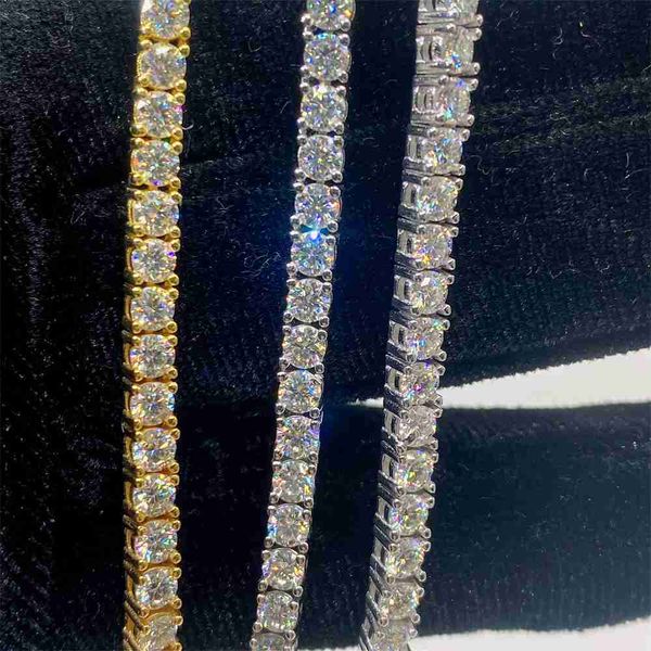 hip hop tennis necklace jewelry ready to ship 3"4mm width chain iced out moissanite diamond tennis chain, Silver
hip hop tennis necklace jewelry ready to ship 3"4mm width chain iced out moissanite diamond tennis chain, Silver