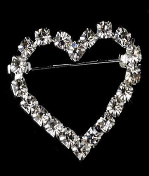 1 inch small size sparkly silver plated clear rhinestone crytsal wedding heart bridesmaid brooch1395960, Gray
1 inch small size sparkly silver plated clear rhinestone crytsal wedding heart bridesmaid brooch1395960, Gray