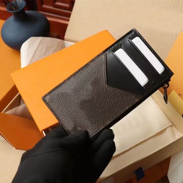 stunning card holder sold with box zippy closure slim card case with card slots quality small leather goods, Brown;gray
stunning card holder sold with box zippy closure slim card case with card slots quality small leather goods, Brown;gray