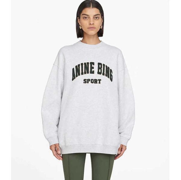 anine bing women designer sweatshirt classic pullover letter embroidery fleece loose crew neck sweater casual fashion2023, Black
anine bing women designer sweatshirt classic pullover letter embroidery fleece loose crew neck sweater casual fashion2023, Black