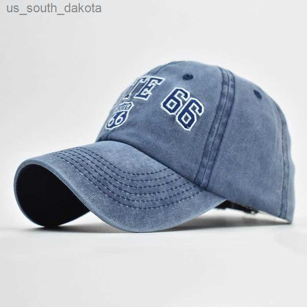 new washed cotton baseball cap women embroidery route 66 cap snapback hat for men casquette homme gorras bone cap for women l230523, Blue;gray
new washed cotton baseball cap women embroidery route 66 cap snapback hat for men casquette homme gorras bone cap for women l230523, Blue;gray