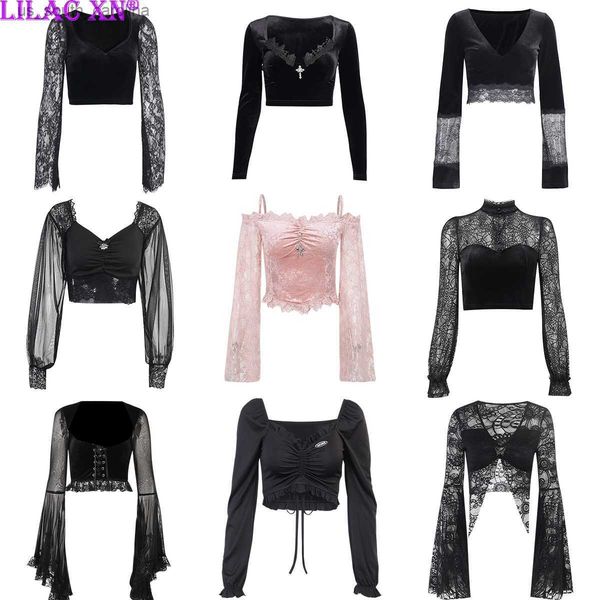 goth lace mesh flared long sleeve corset crop y2k harajuku vintage aesthetic black t-shirts women tees streetwear l230522, White
goth lace mesh flared long sleeve corset crop y2k harajuku vintage aesthetic black t-shirts women tees streetwear l230522, White