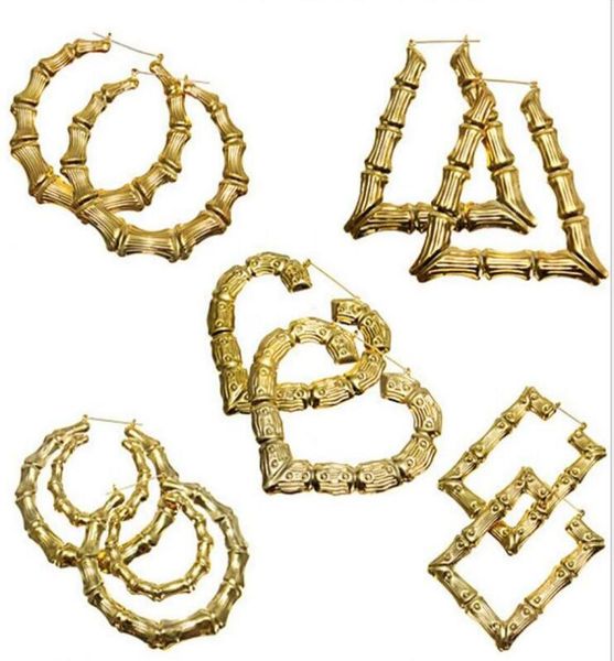 fashion jewelry multiple shapes ethnic large vintage gold plated bamboo hoop earrings for women choice 15419995892, Golden;silver
fashion jewelry multiple shapes ethnic large vintage gold plated bamboo hoop earrings for women choice 15419995892, Golden;silver