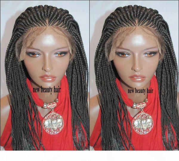 180density handmade lace frontal cornrow wig africa american women style box braid wig crochet braids lace front wig with baby hai8652541, Black
180density handmade lace frontal cornrow wig africa american women style box braid wig crochet braids lace front wig with baby hai8652541, Black