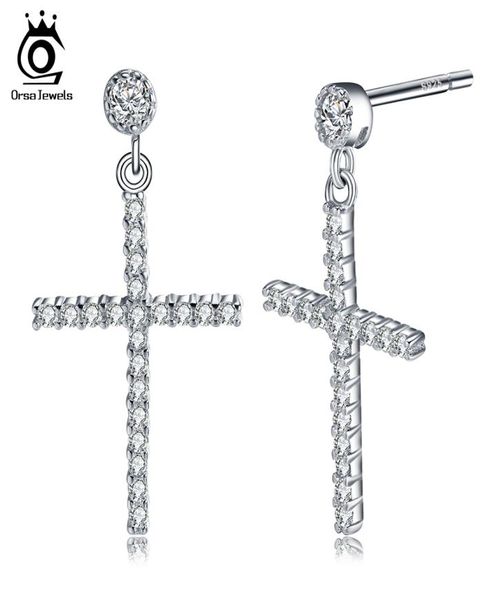 orsa zircon earrings pure sterling silver earrings for womenmen real 925 sterling silver cross stud earrings fashion jewelry se379243315, Golden;silver
orsa zircon earrings pure sterling silver earrings for womenmen real 925 sterling silver cross stud earrings fashion jewelry se379243315, Golden;silver