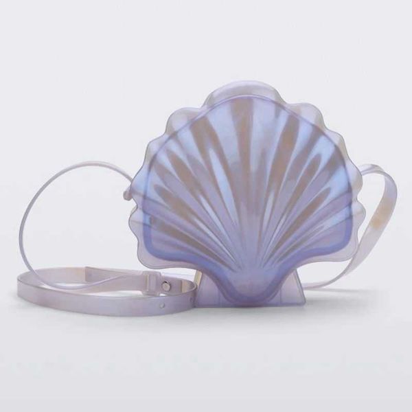 23 new jelly club women's fashion solid color crossbody handheld shell jelly bag 230607