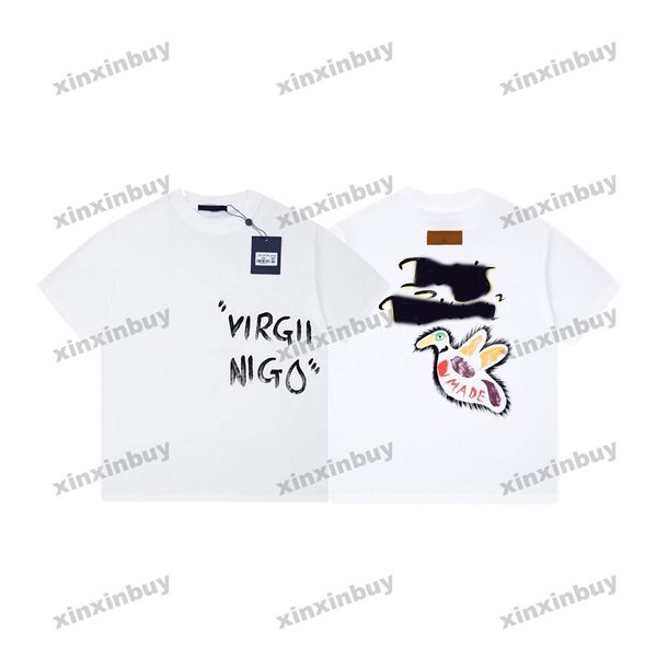 xinxinbuy men designer tee t shirt 23ss graffiti back duck print pattern short sleeve cotton women white black xs-xl, Black;brown
xinxinbuy men designer tee t shirt 23ss graffiti back duck print pattern short sleeve cotton women white black xs-xl, Black;brown