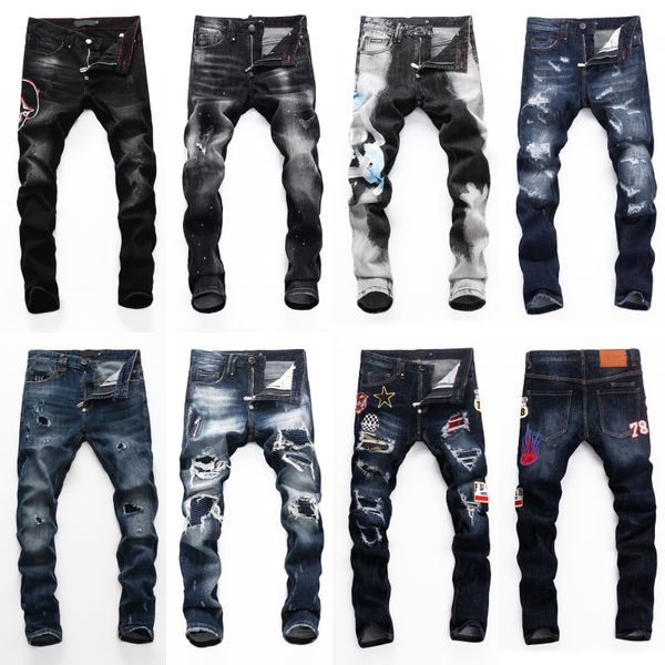 designer men jeans philip jeans men pant slim fit elastic embroidery fashion jean style hole jeans same style size 28-38 da, Blue
designer men jeans philip jeans men pant slim fit elastic embroidery fashion jean style hole jeans same style size 28-38 da, Blue