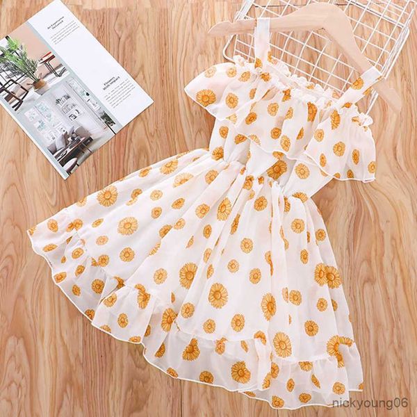 girl's dresses fashion girls dress summer kid sleeveless skirt clothing printing flower chiffon princess casual clothes r230607, Red;yellow
girl's dresses fashion girls dress summer kid sleeveless skirt clothing printing flower chiffon princess casual clothes r230607, Red;yellow