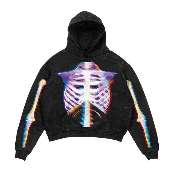 men s hoodies sweatshirts y2k skeleton pullover female harajuku hooded 220823, Black
men s hoodies sweatshirts y2k skeleton pullover female harajuku hooded 220823, Black