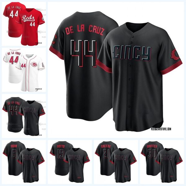 44 de la cruz reds 2023 city connect jersey jonathan india joey votto hunter greene tyler stephenson spencer steer will benson andrew abbott, Blue;black
44 de la cruz reds 2023 city connect jersey jonathan india joey votto hunter greene tyler stephenson spencer steer will benson andrew abbott, Blue;black