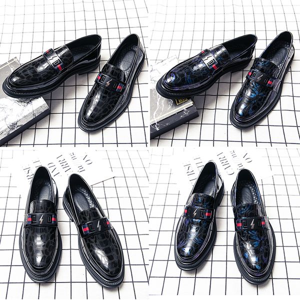 glossy loaferclassic comfortable crocodile business leather shoes new pointed head genuine leather men shoes size 37-45, Black
glossy loaferclassic comfortable crocodile business leather shoes new pointed head genuine leather men shoes size 37-45, Black