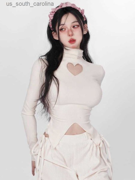 y2k aesthetic turtleneck t shirt long sleeve all match korean fashion tees heart hollow out irregular slim fairy crop l230522, White
y2k aesthetic turtleneck t shirt long sleeve all match korean fashion tees heart hollow out irregular slim fairy crop l230522, White