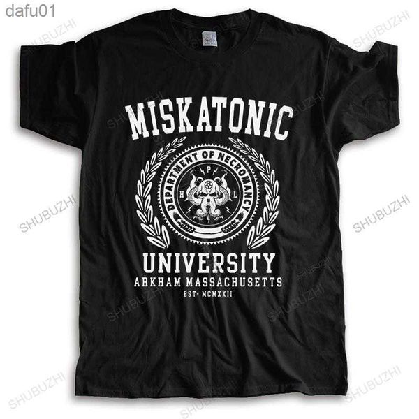 cthulu and lovecraft miskatonic university t shirt men cotton call of cthulhu necronomicon tee short sleeve fashion tshirt l230520, White;black
cthulu and lovecraft miskatonic university t shirt men cotton call of cthulhu necronomicon tee short sleeve fashion tshirt l230520, White;black