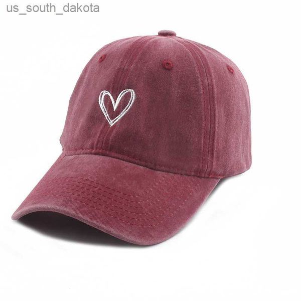 fashion outdoor sport baseball caps for men women love heart embroidery snapback cap washed cotton dad hat l230523, Blue;gray
fashion outdoor sport baseball caps for men women love heart embroidery snapback cap washed cotton dad hat l230523, Blue;gray