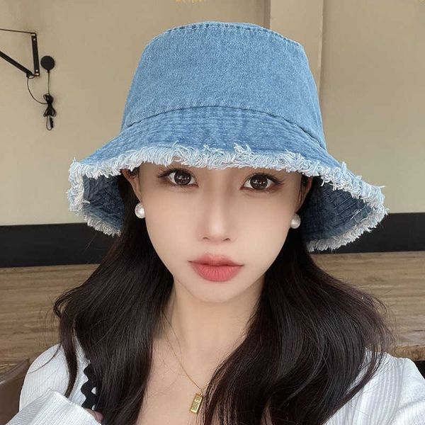 rough edged cowboy fisherman hat female face small visor hat spring and summer solid color visor basin hat male, Blue;gray
rough edged cowboy fisherman hat female face small visor hat spring and summer solid color visor basin hat male, Blue;gray
