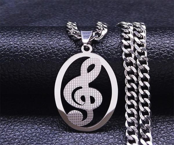 pendant necklaces music notes stainless steel necklace womenmen silver color chain oval jewelry chaine acier inoxydable n4277s06p7228103
pendant necklaces music notes stainless steel necklace womenmen silver color chain oval jewelry chaine acier inoxydable n4277s06p7228103