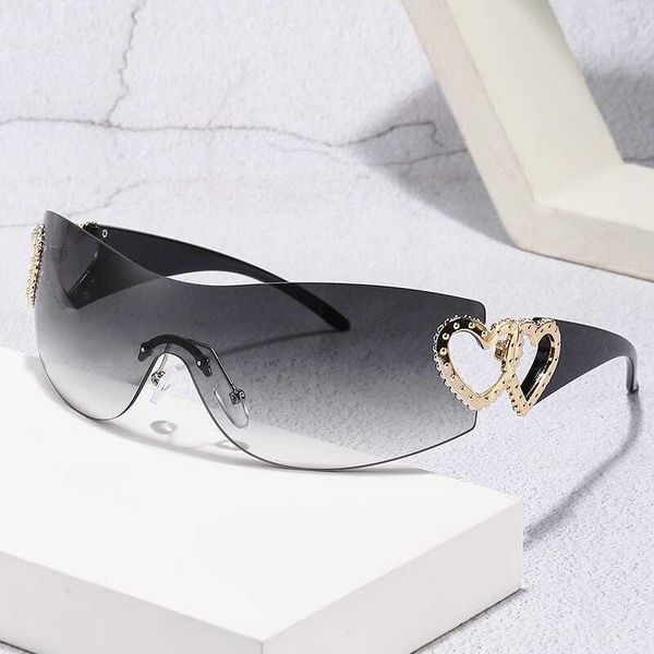 fashion new style women trend sunglasses rimless one piece luxury driving travel glasses, Silver
fashion new style women trend sunglasses rimless one piece luxury driving travel glasses, Silver